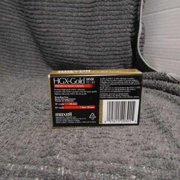 maxell vhs-c cassette Tape HGX-Gold - Picture 3 of 3